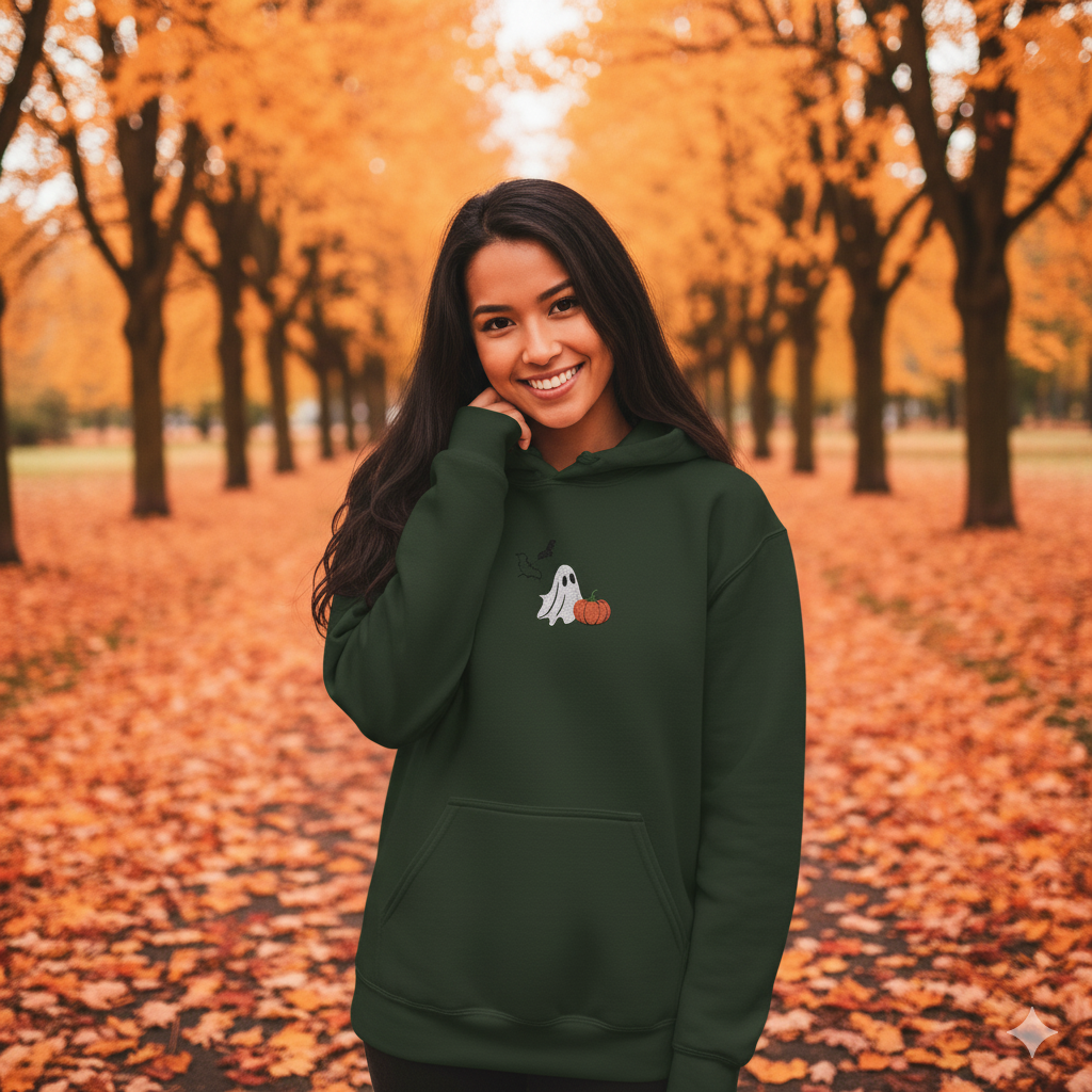 Spooky Season Embroidered Hoodie